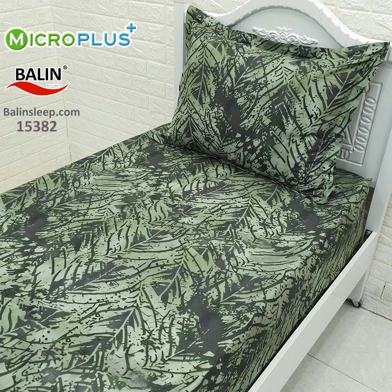 ملحفه کشدار یک و نیم نفره - ملحفه کشدار یک و نیم نفره سبز مشکی میکروپلاس ملحفه کشدار یک و نیم نفره سبز مشکی میکروپلاس-1