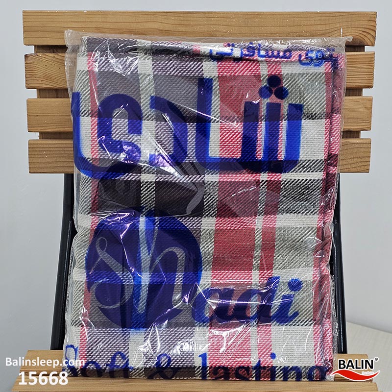 پتو مسافرتی شادی یکنفره رنگ صورتی کمرنگ